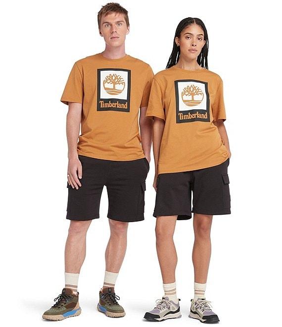 Timberland Stacked Graphic Logo Short Sleeve T-Shirt Product Image