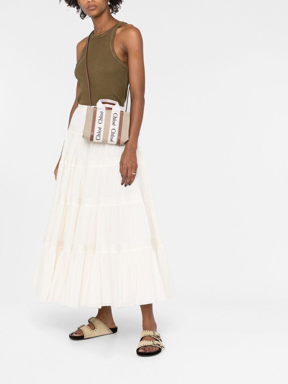 Woody linen tote bag Product Image