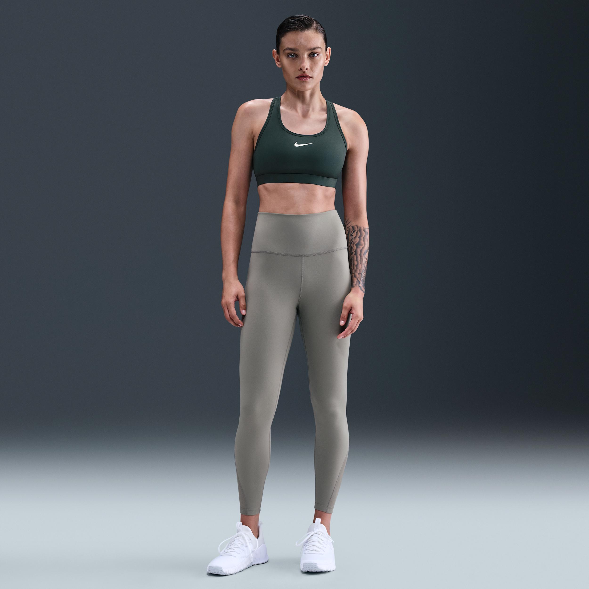 Nike Womens Swoosh Medium Support Padded Sports Bra | DX6821-390 Product Image