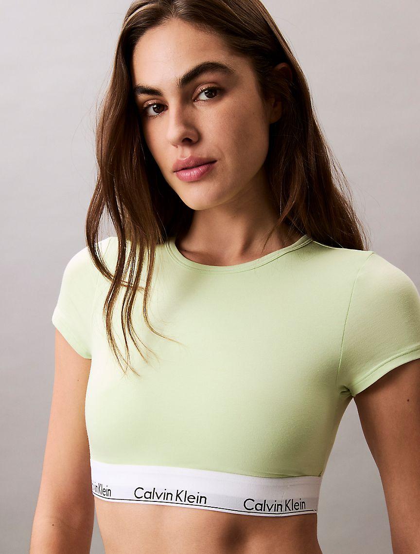 Icon Cotton Modal T-Shirt Bralette Product Image