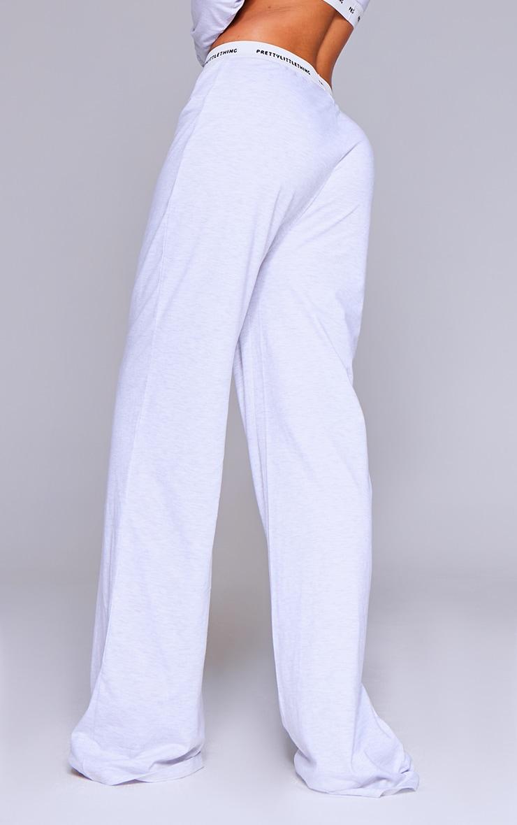 PRETTYLITTLETHING Tape Grey Marl PJ Pants Product Image