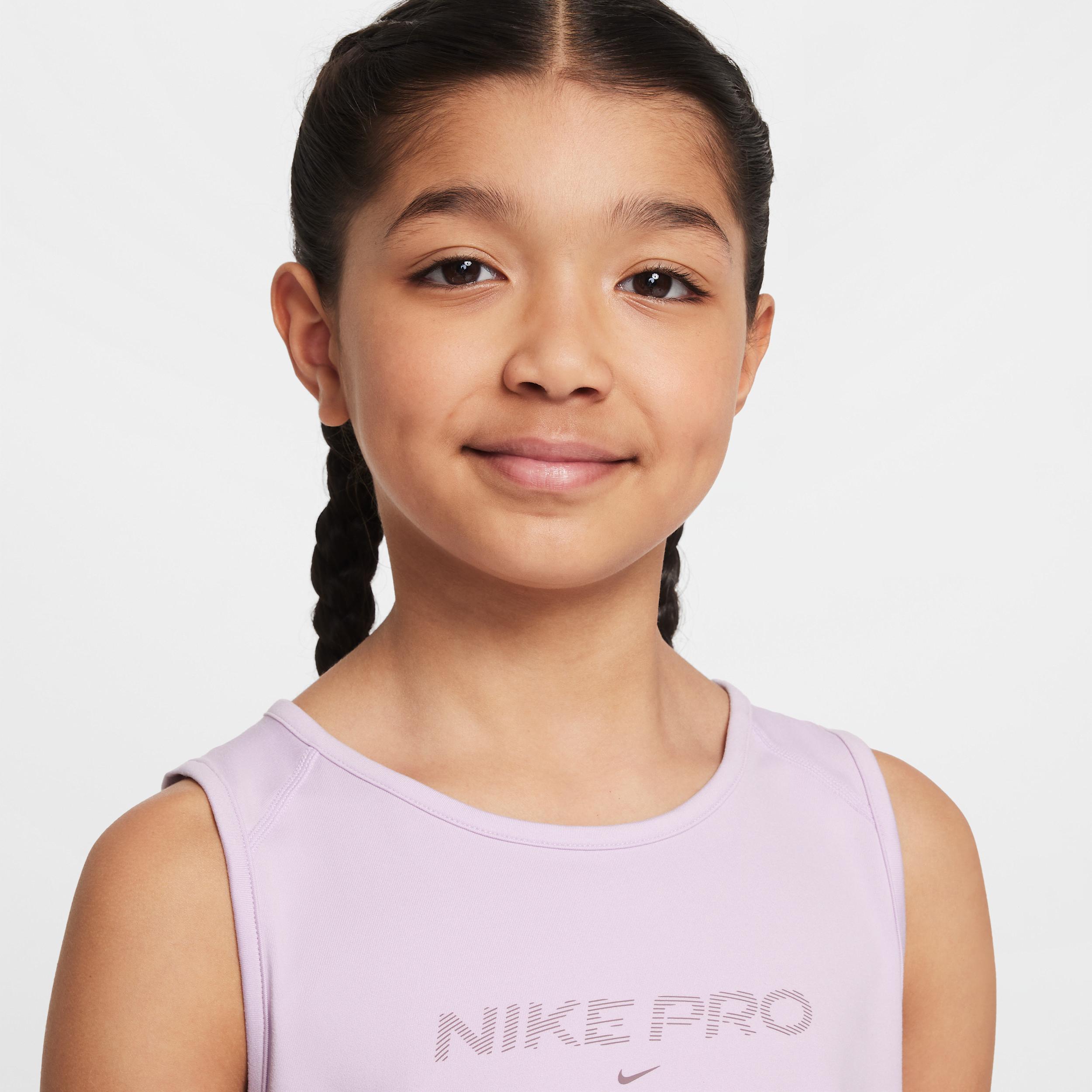 Womens Nike Pro Girls Dri-FIT Tank Top | HJ2853-537 Product Image