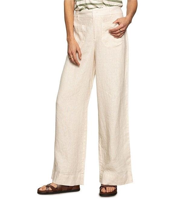 Sanctuary The Linen Marine Wide Leg Pants Product Image