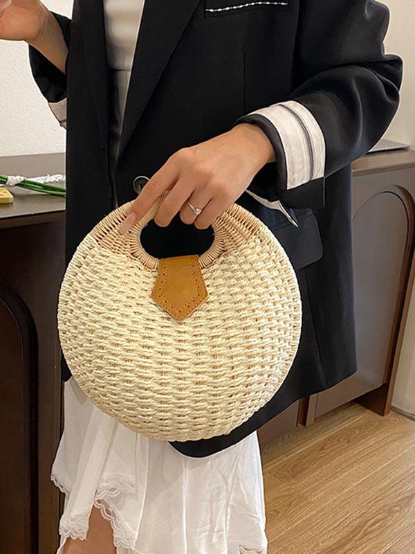 Geometric Woven Handbags Product Image