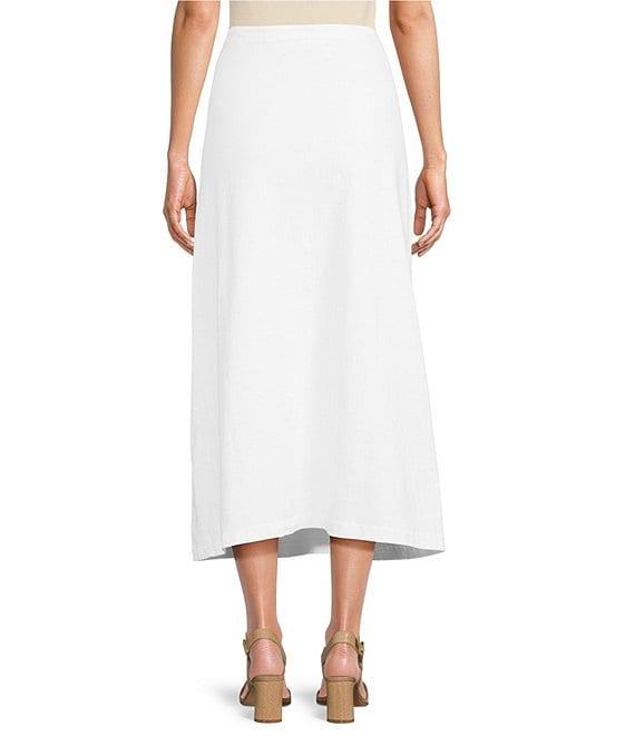 Bryn Walker Cotton Jersey Drawstring Elastic Waist A-Line Skirt Product Image