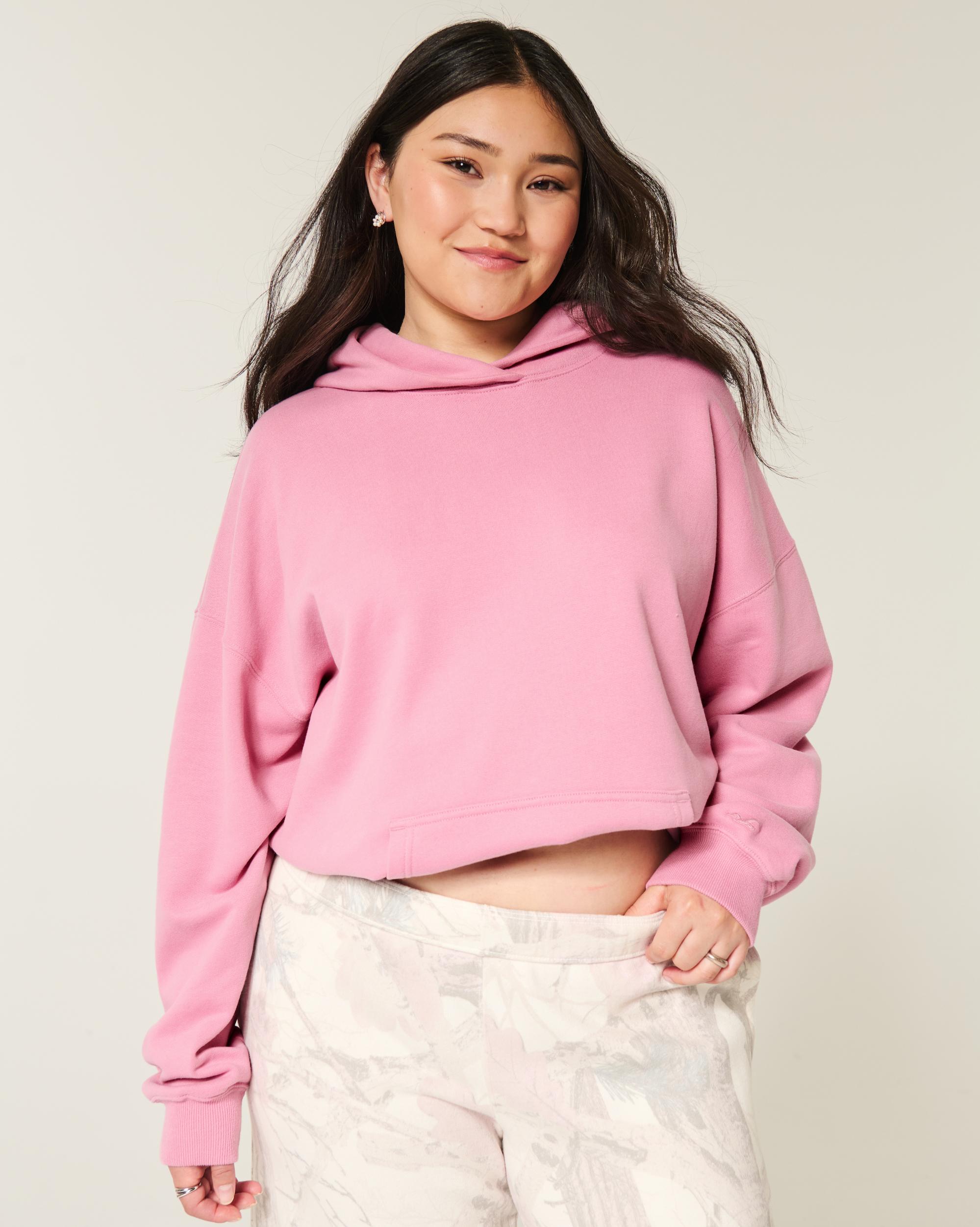 Hollister Feel Good Fleece Oversized Hoodie Product Image