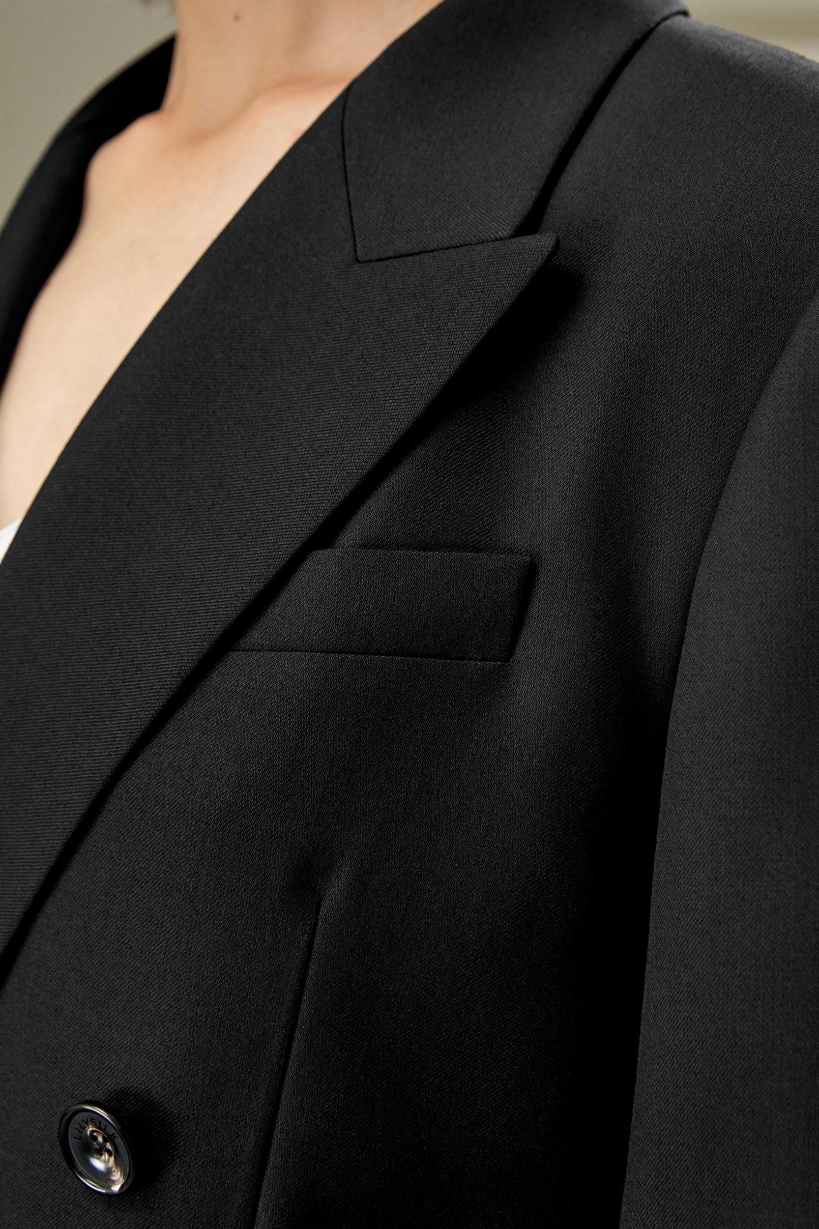 Modern Beauty Silk Wool Blazer Product Image