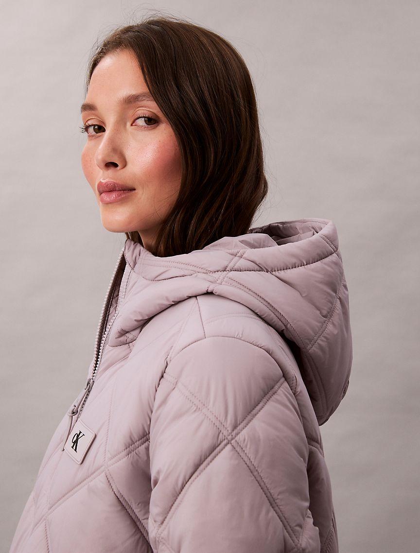 Long Hooded Puffer Jacket Product Image