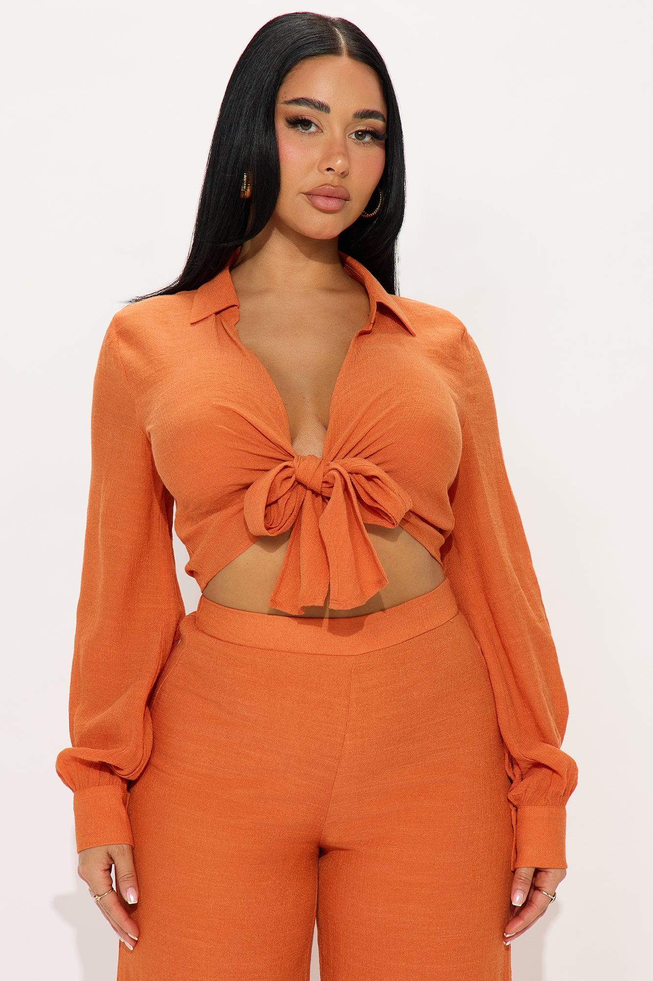 Island Dreaming Pant Set - Rust Product Image