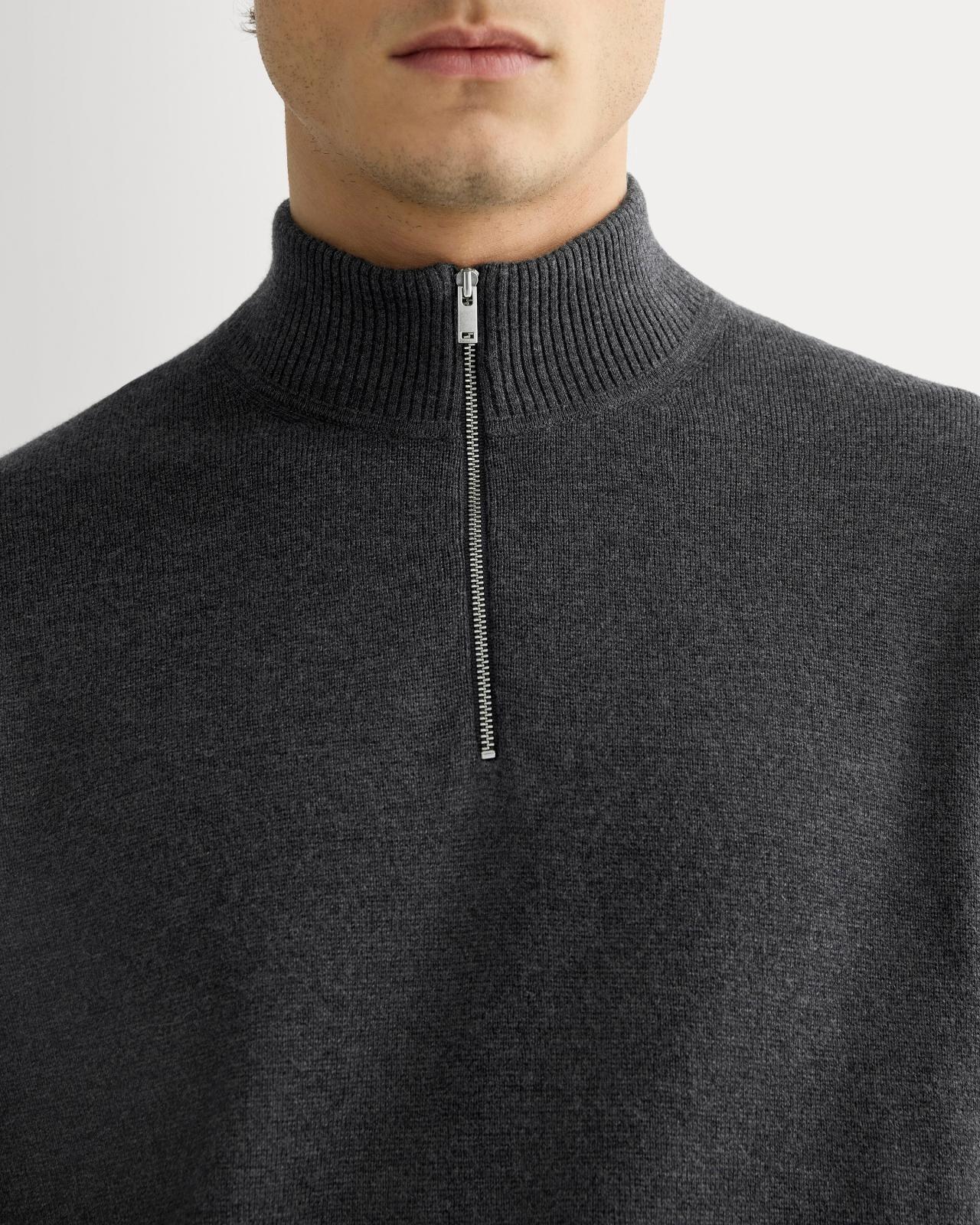 Mens No-Sweat Quarter-Zip Sweater by Everlane Product Image
