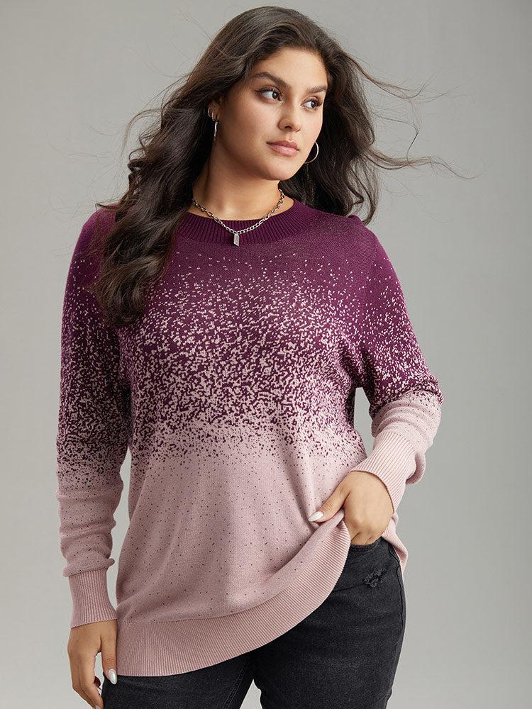 Supersoft Essentials Ombre Elastic Cuffs Pullover Female Product Image