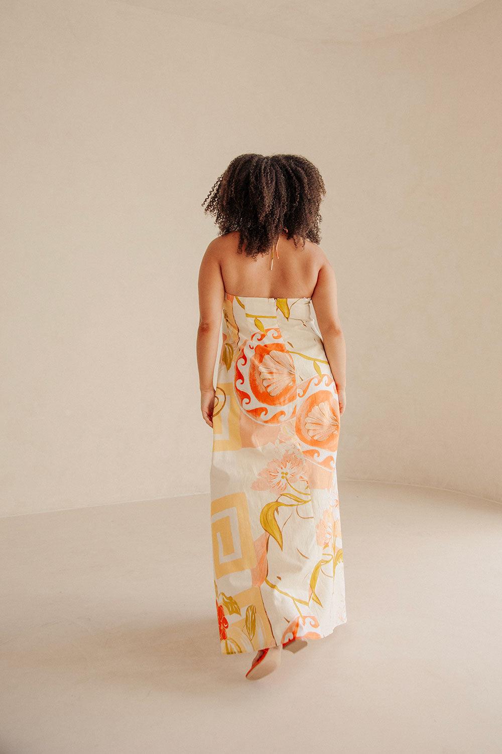 Aerin Dress - Thalassa Rust Product Image