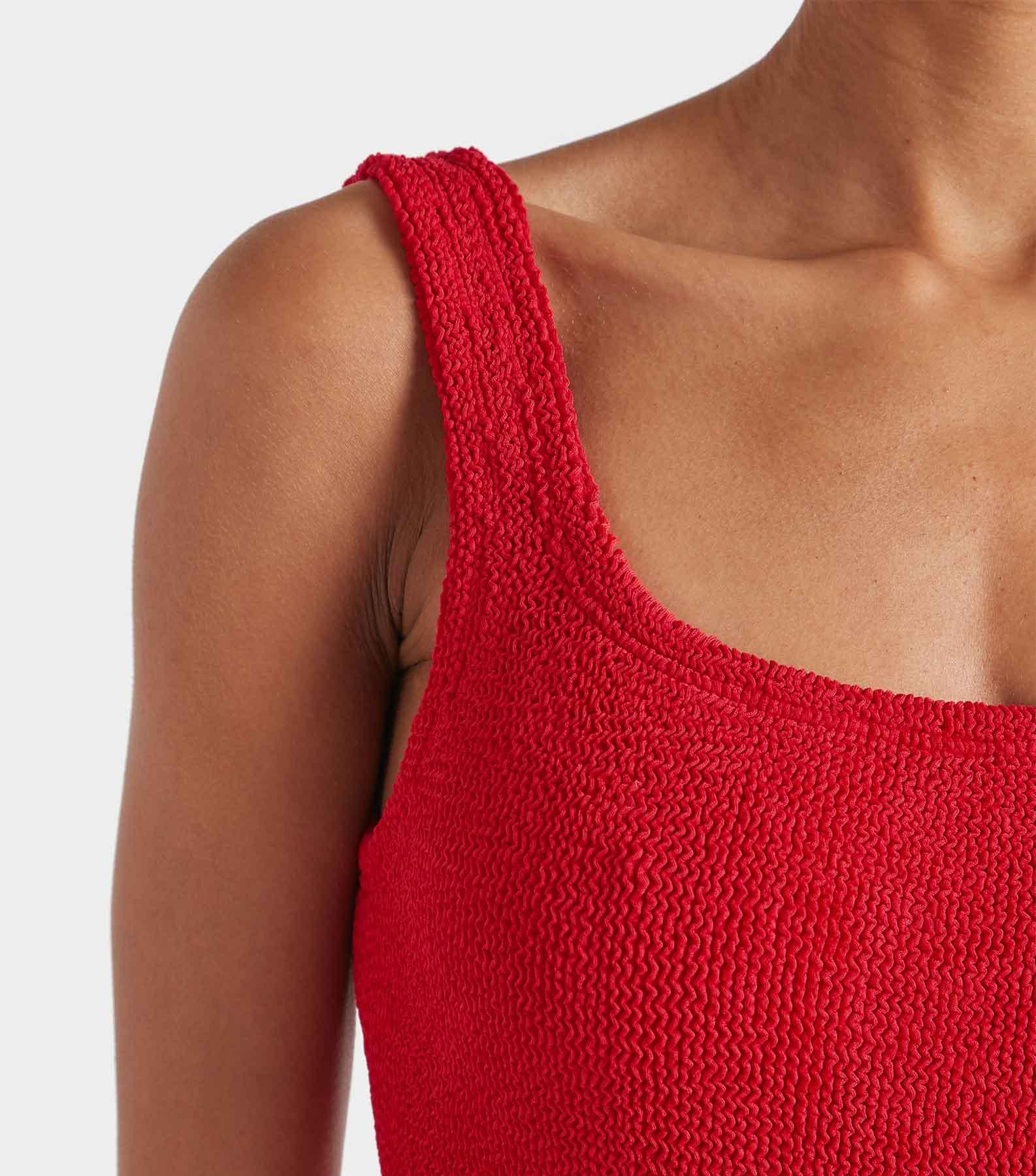 Square Neck Swim - Red Product Image