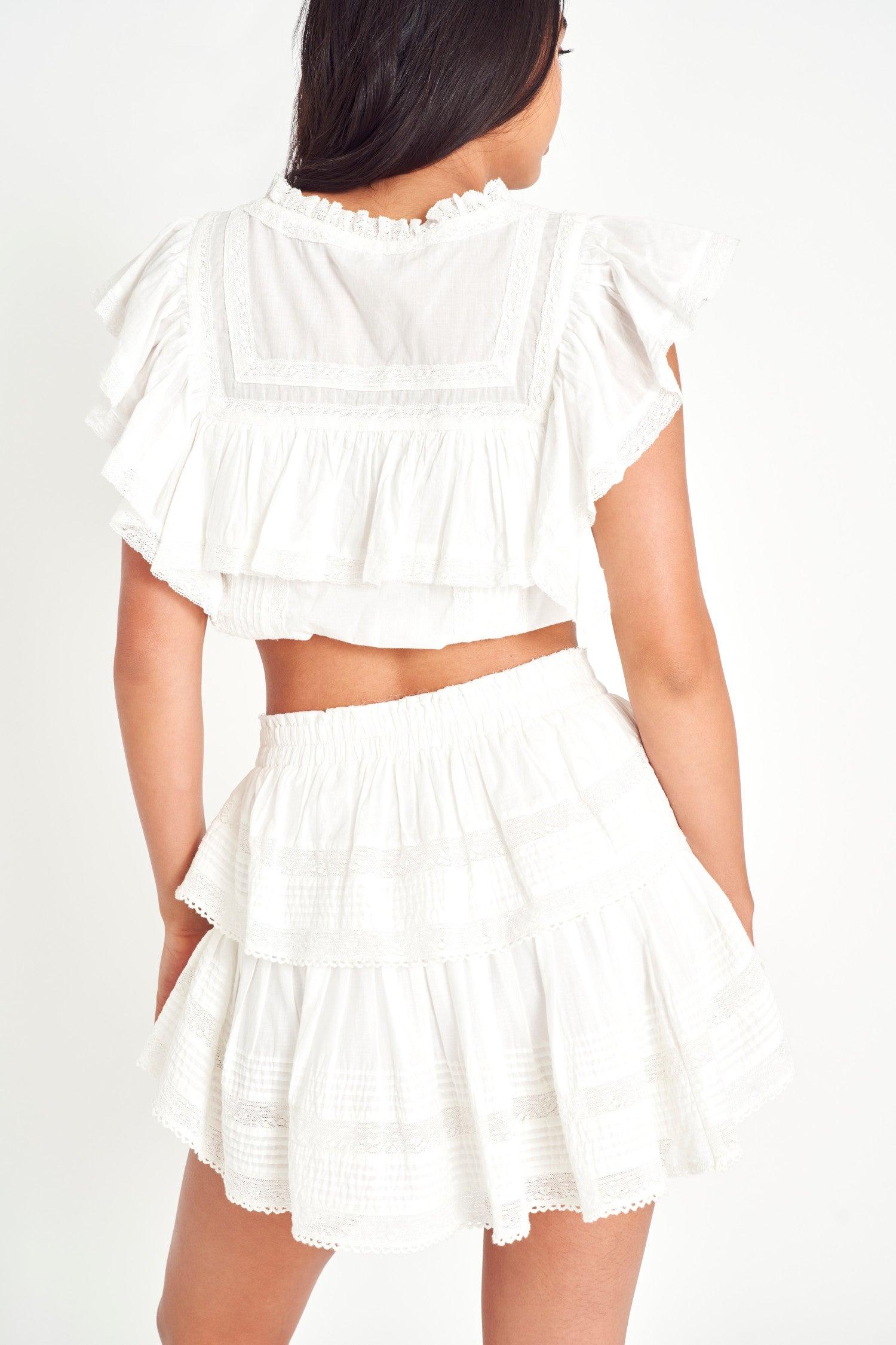 Ruffle Mini Heritage Skirt Product Image
