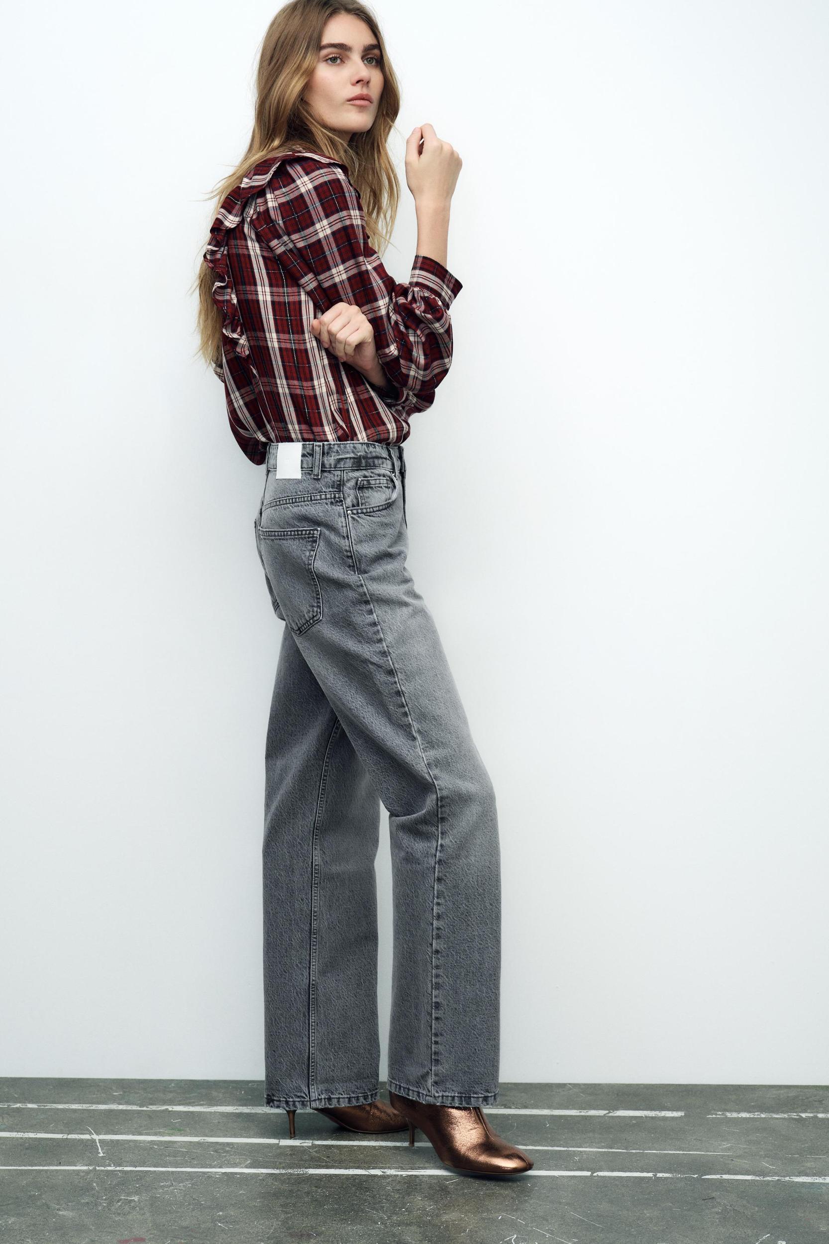 STRAIGHT LEG LONG LENGTH Z1975 JEANS WITH A HIGH WAIST Product Image