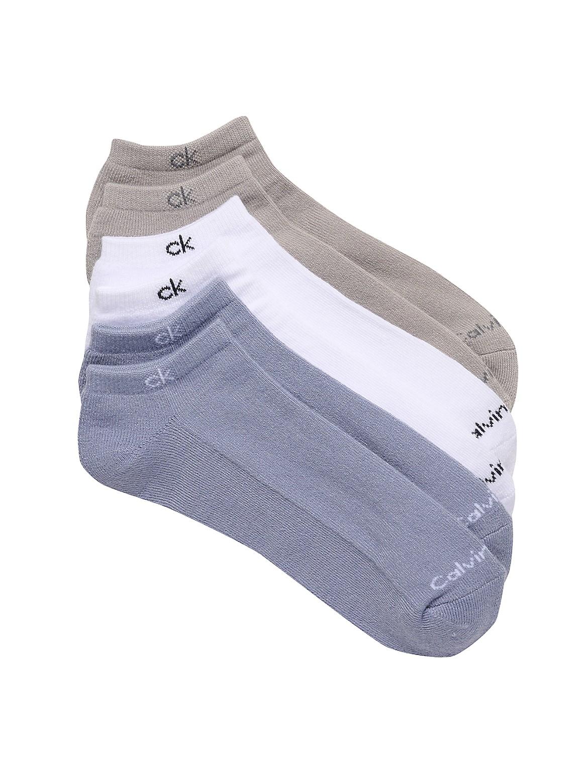 Calvin Klein Mens Cushion 6-Pack No Show Socks - Multi Product Image