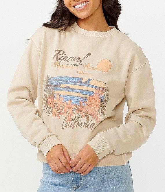 Rip Curl Wave Guilders Crew Neck Sweatshirt Product Image