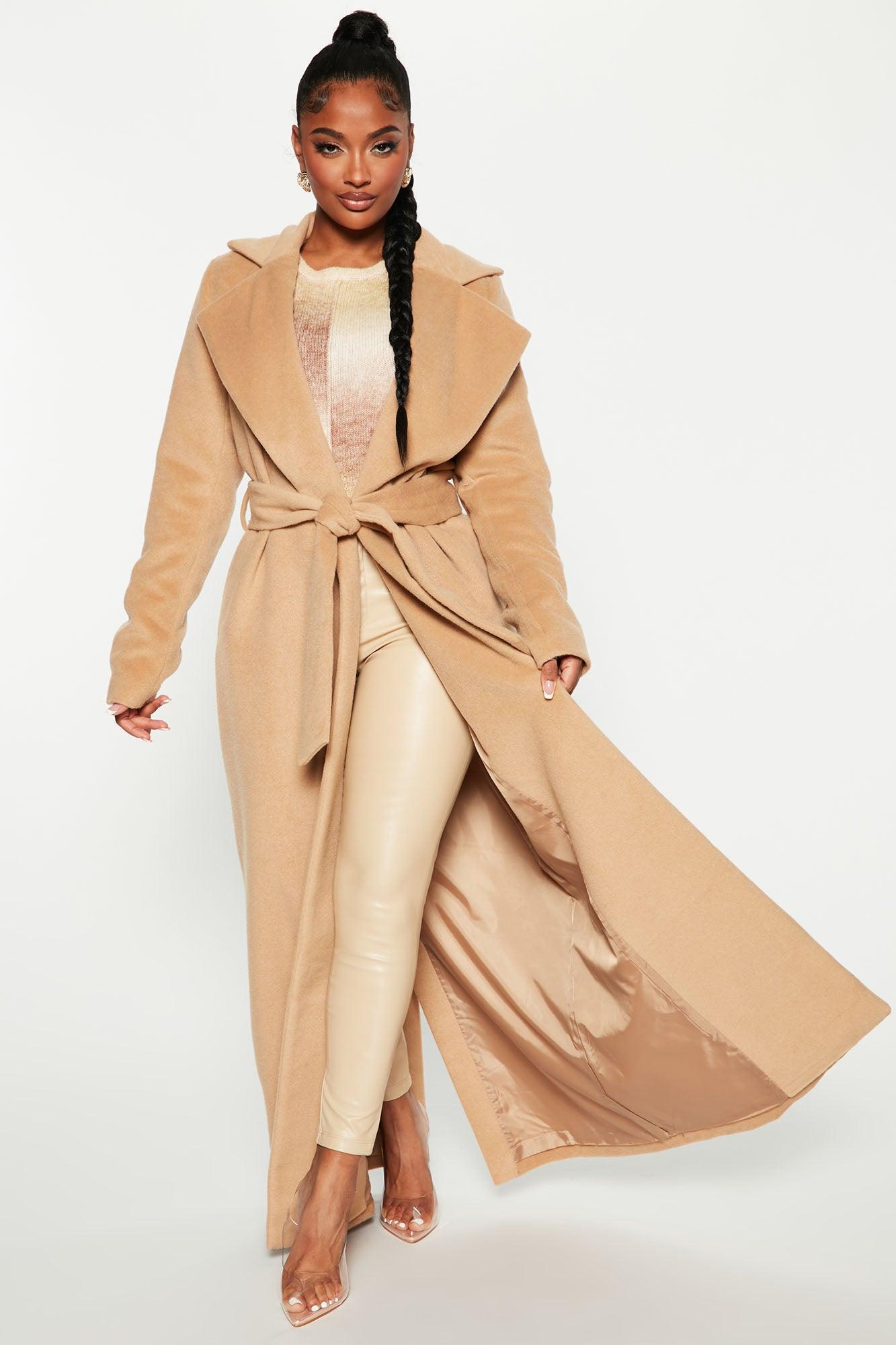 Soho Chic Coat - Camel Product Image