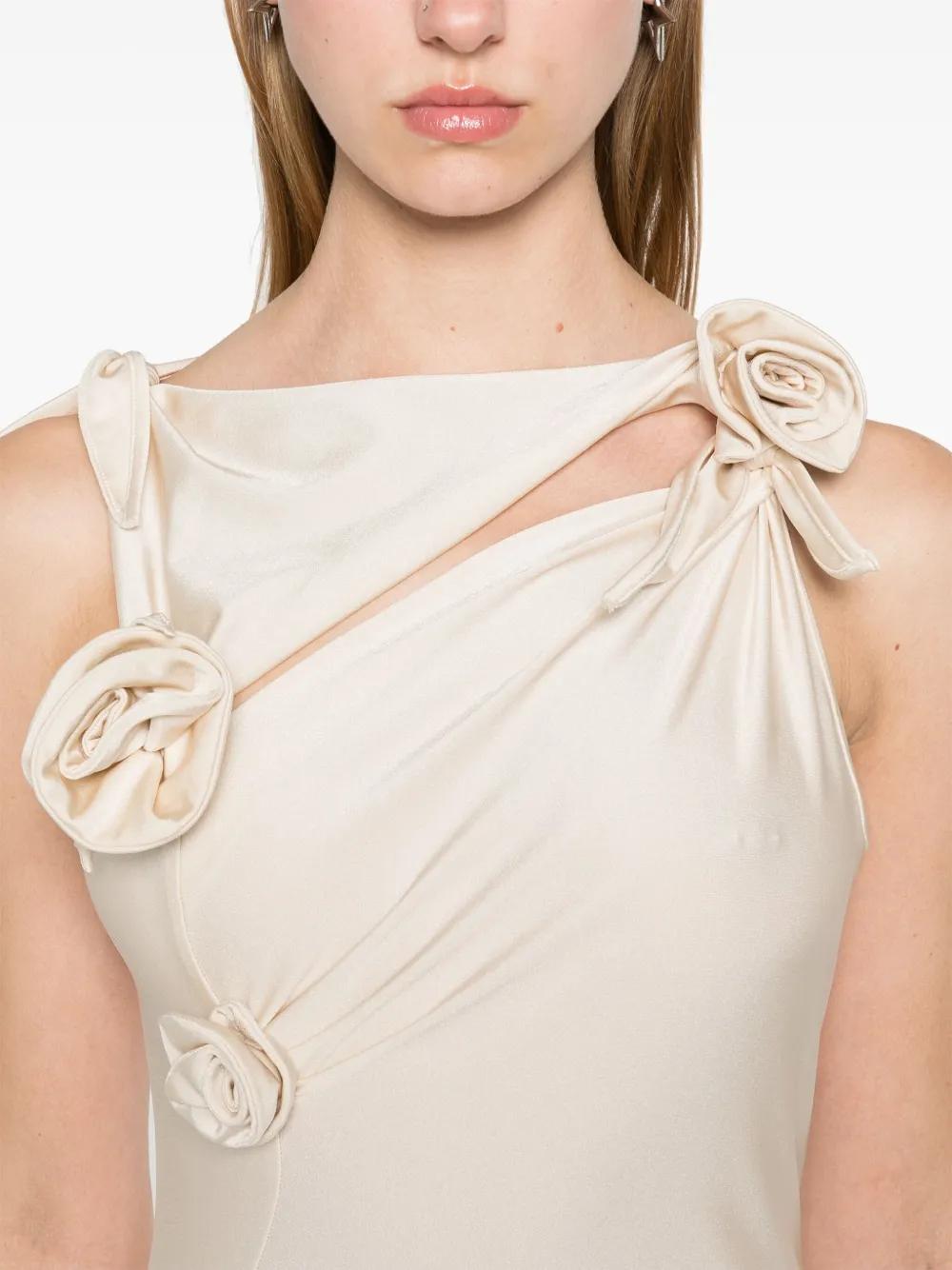 floral-appliqué maxi dress Product Image