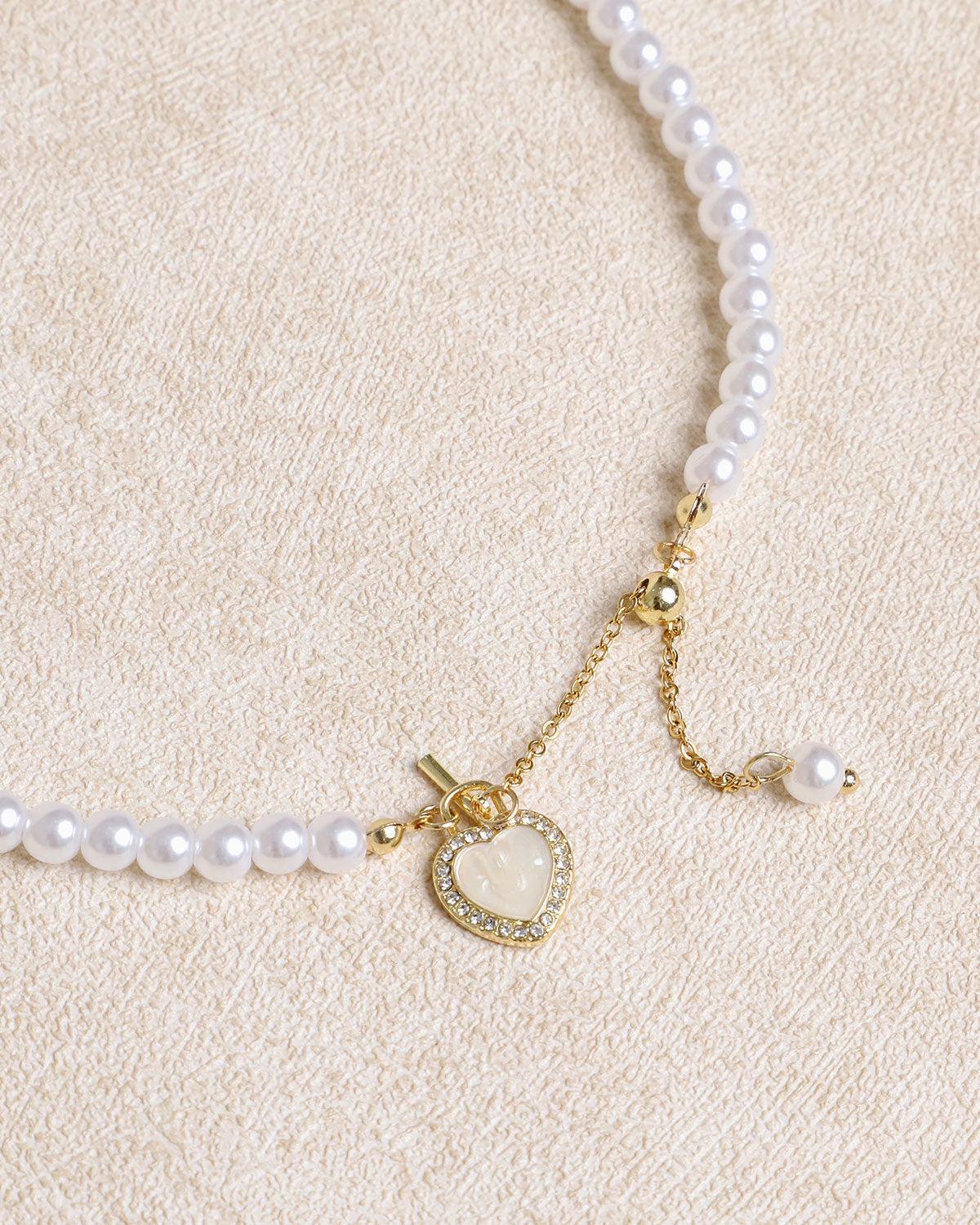 Alloy Pearl Necklace Product Image