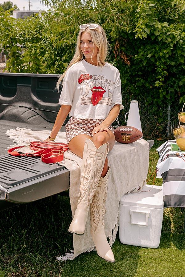 The Stones Go Dawgs Graphic Crop Tee Product Image
