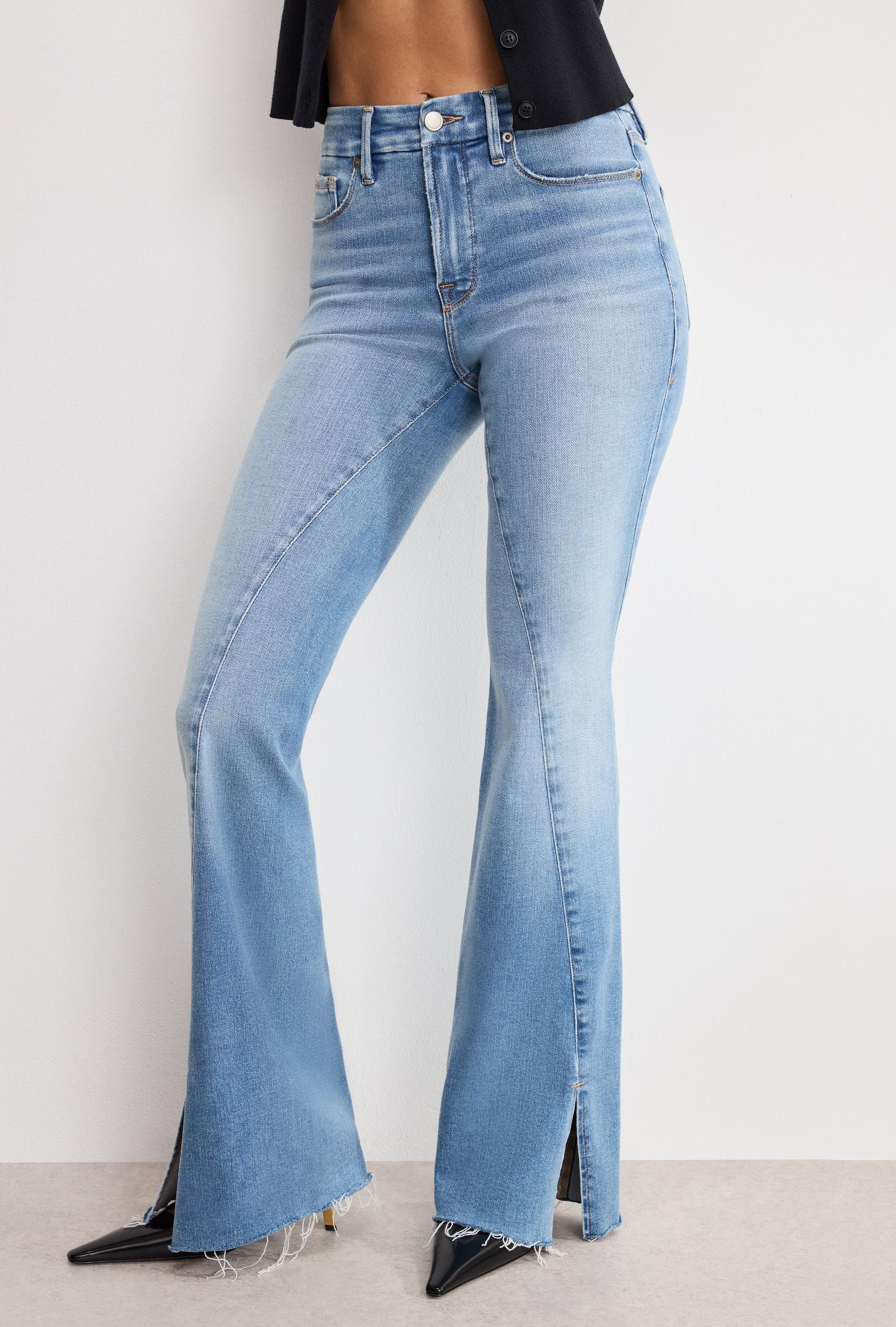 SOFT TECH GOOD LEGS FLARE JEANS | INDIGO995 Product Image