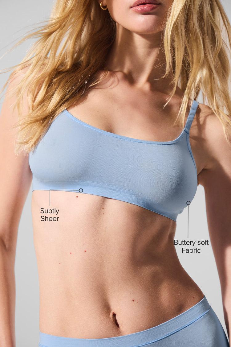 Sheer Glow Bra - Seashell Blue Female Product Image