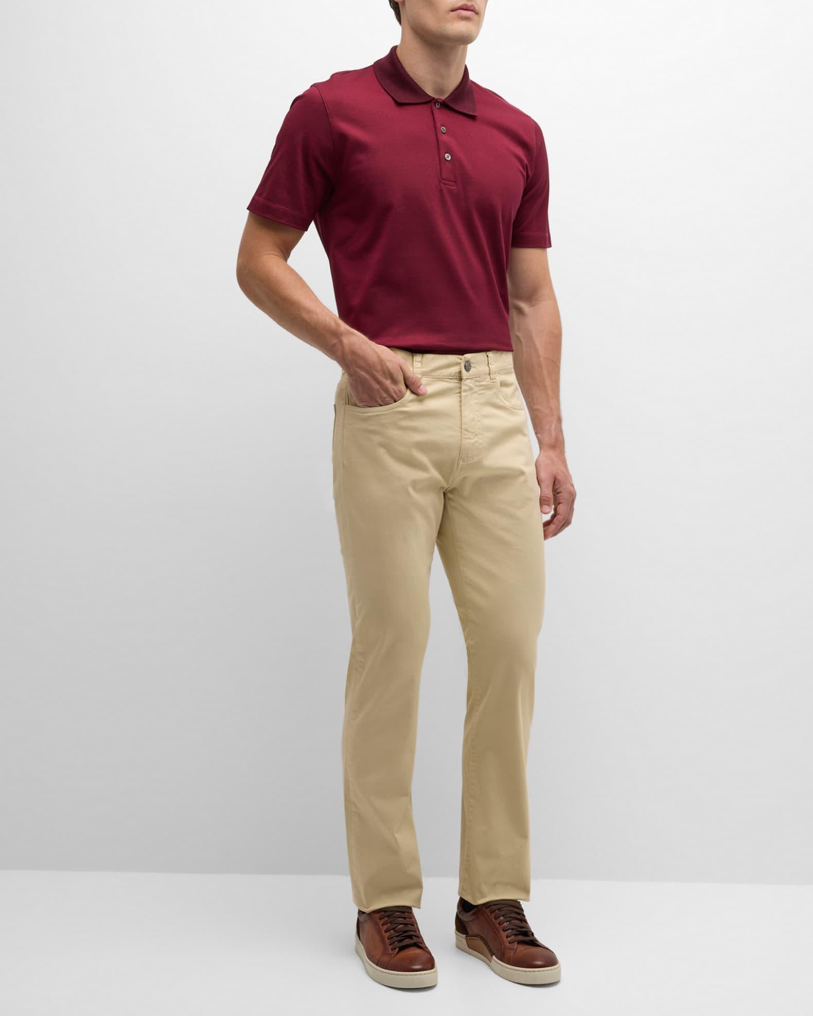 Men's Slim Twill 5-Pocket Pants Product Image