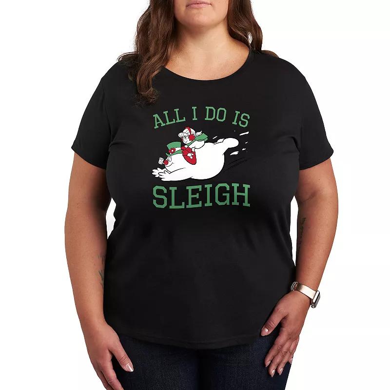 Women's All I Do Is Sleigh Tee, Girl's,  Product Image