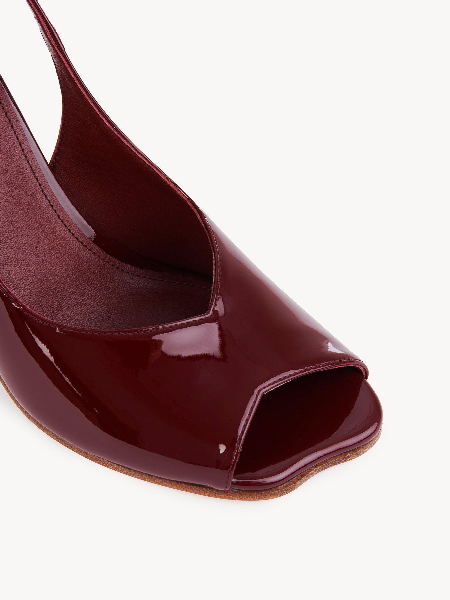 Heeled Flower Sandal Product Image