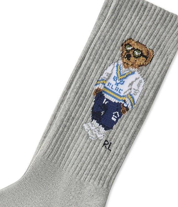 Polo Ralph Lauren Athletic Club Bear Crew Socks Product Image