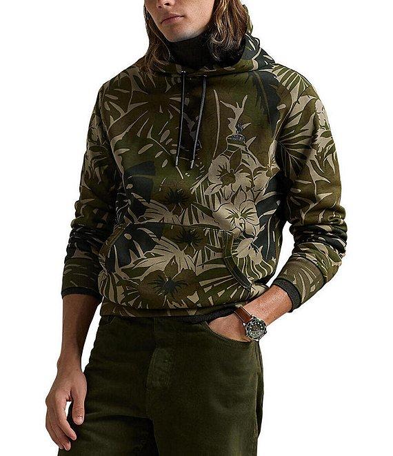 Polo Ralph Lauren Palm-Camo Double-Knit Hoodie Product Image