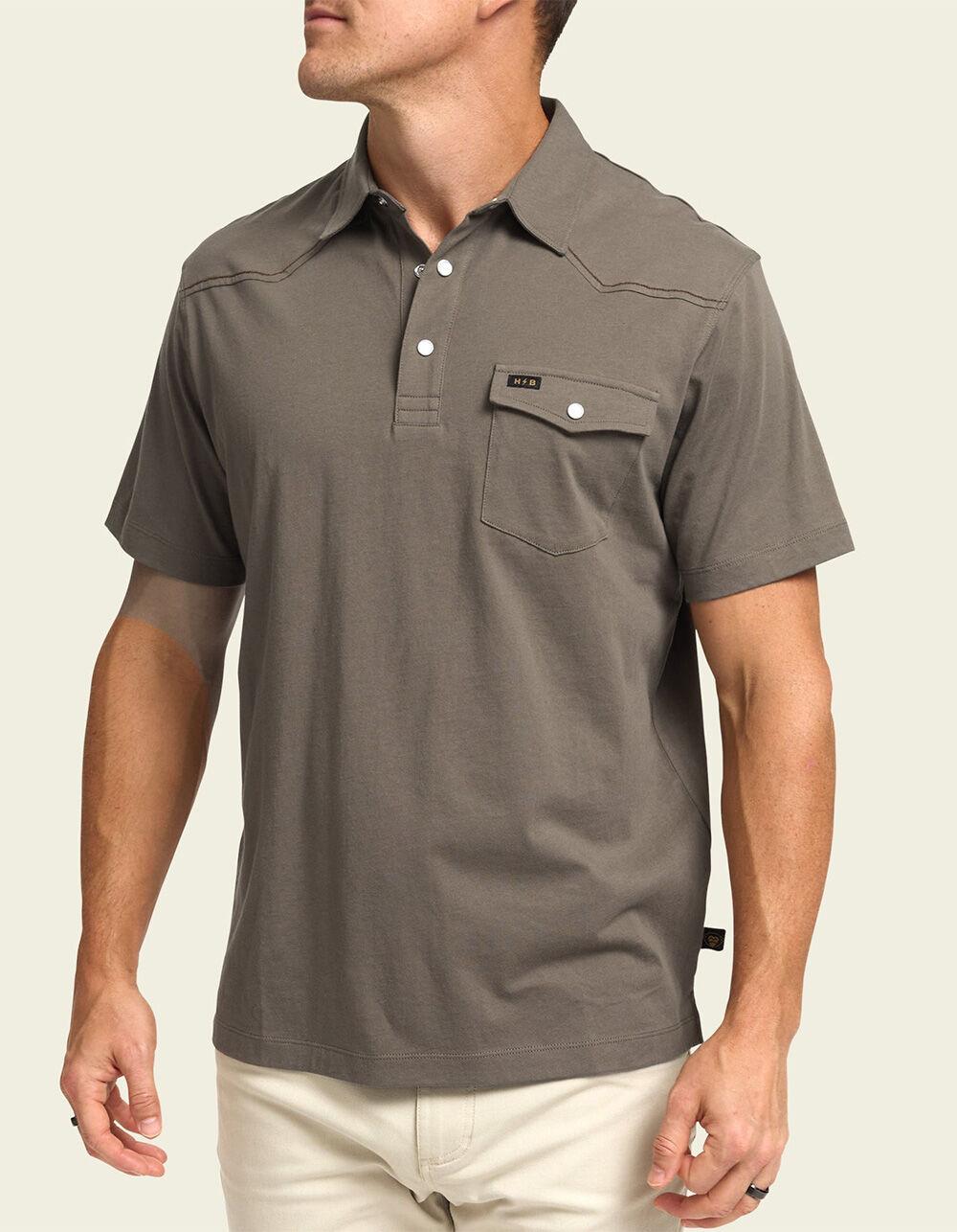 HOWLER BROTHERS Ranchero Mens Polo Shirt - EARTH Product Image