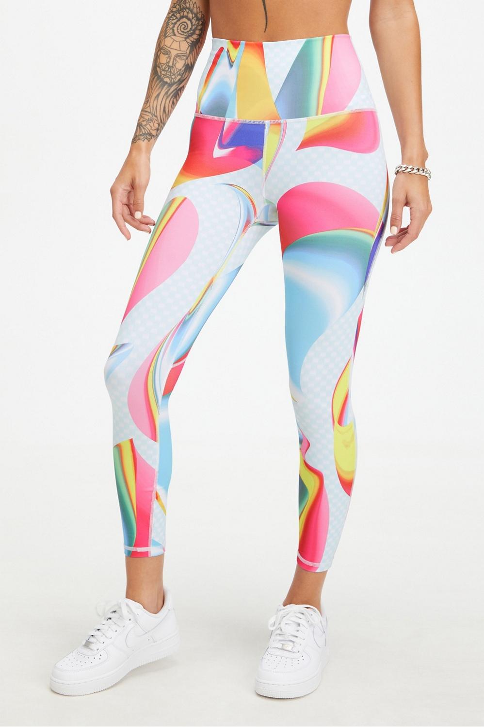 Fabletics Pride Define Ultra High-Waisted 7/8 Legging Womens Carnaval plus Size 4X Product Image