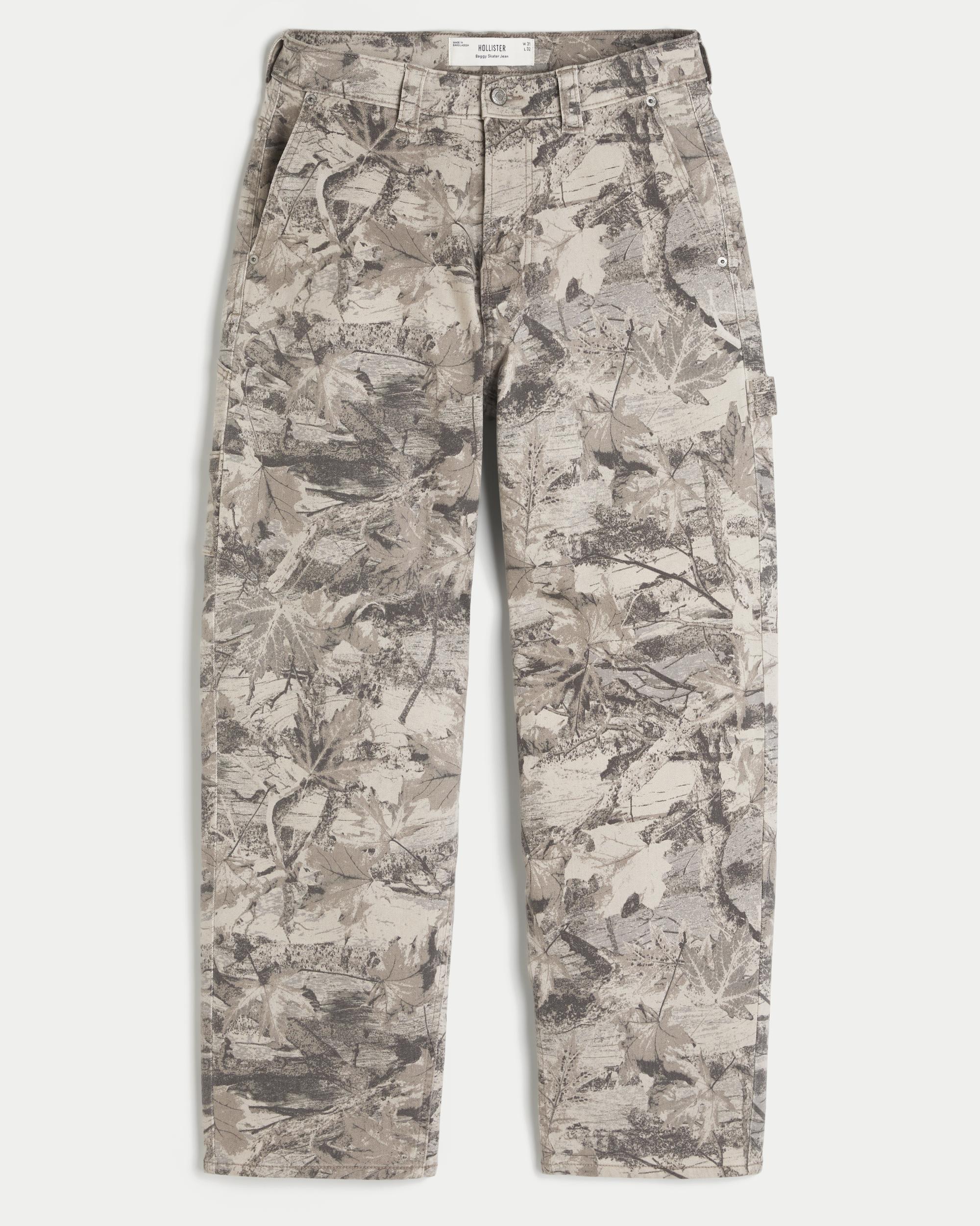 Camo Skater Baggy Painter Jeans Product Image