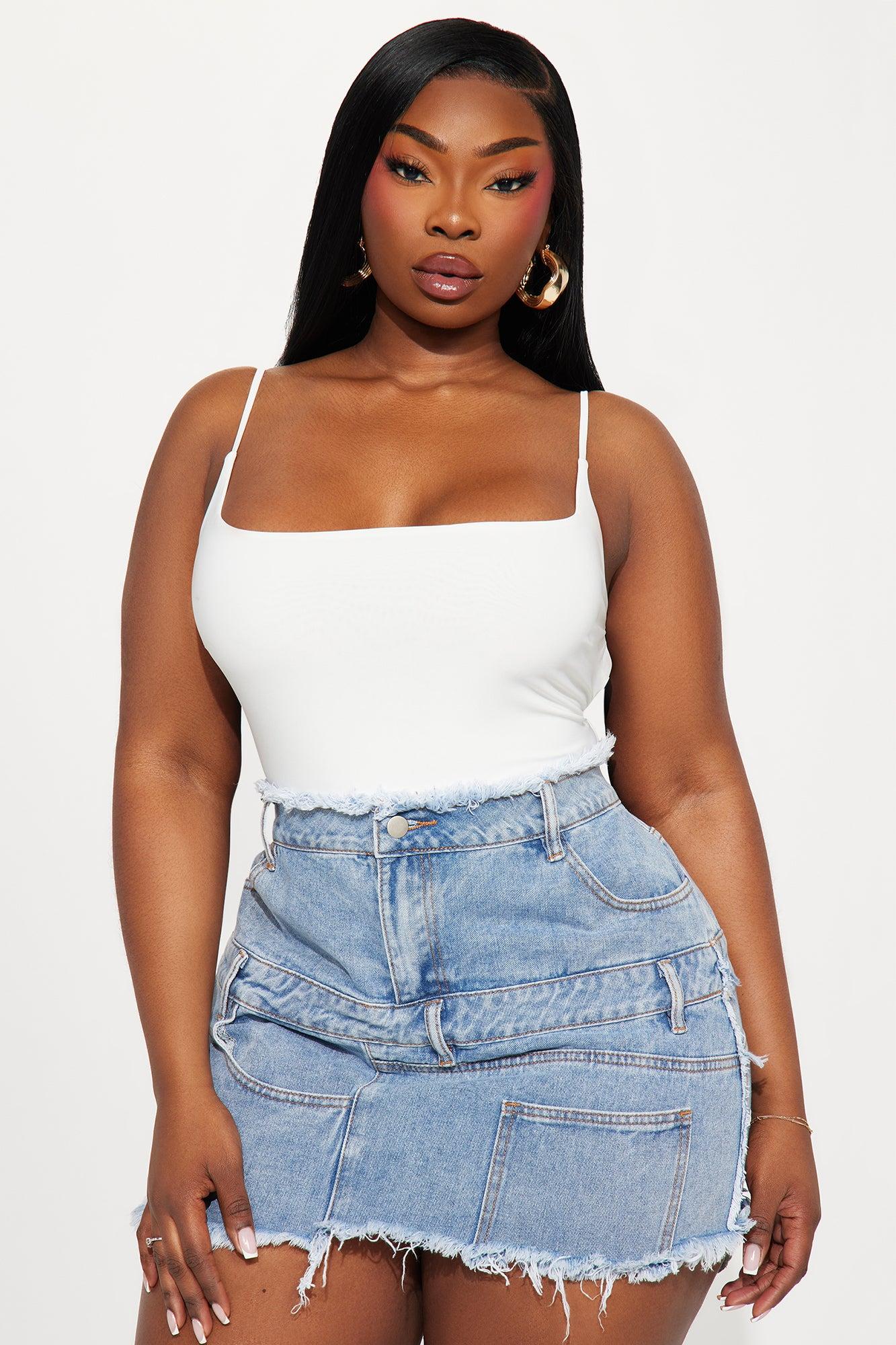 The Moment Backless Bodysuit - Ivory Product Image