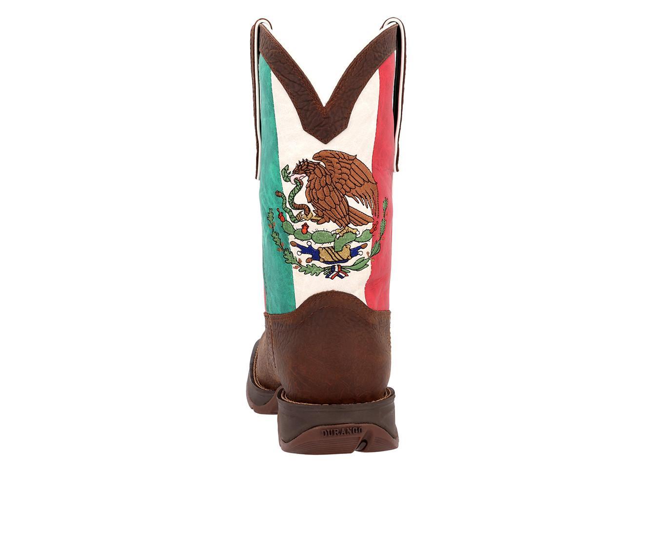 Men's Durango Rebel Mexico Flag Western Boot Product Image