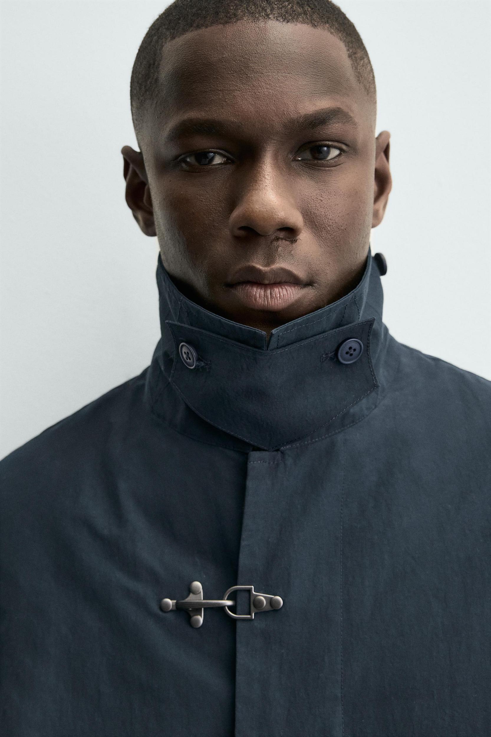 PADDED TECHNICAL TRENCH COAT Product Image