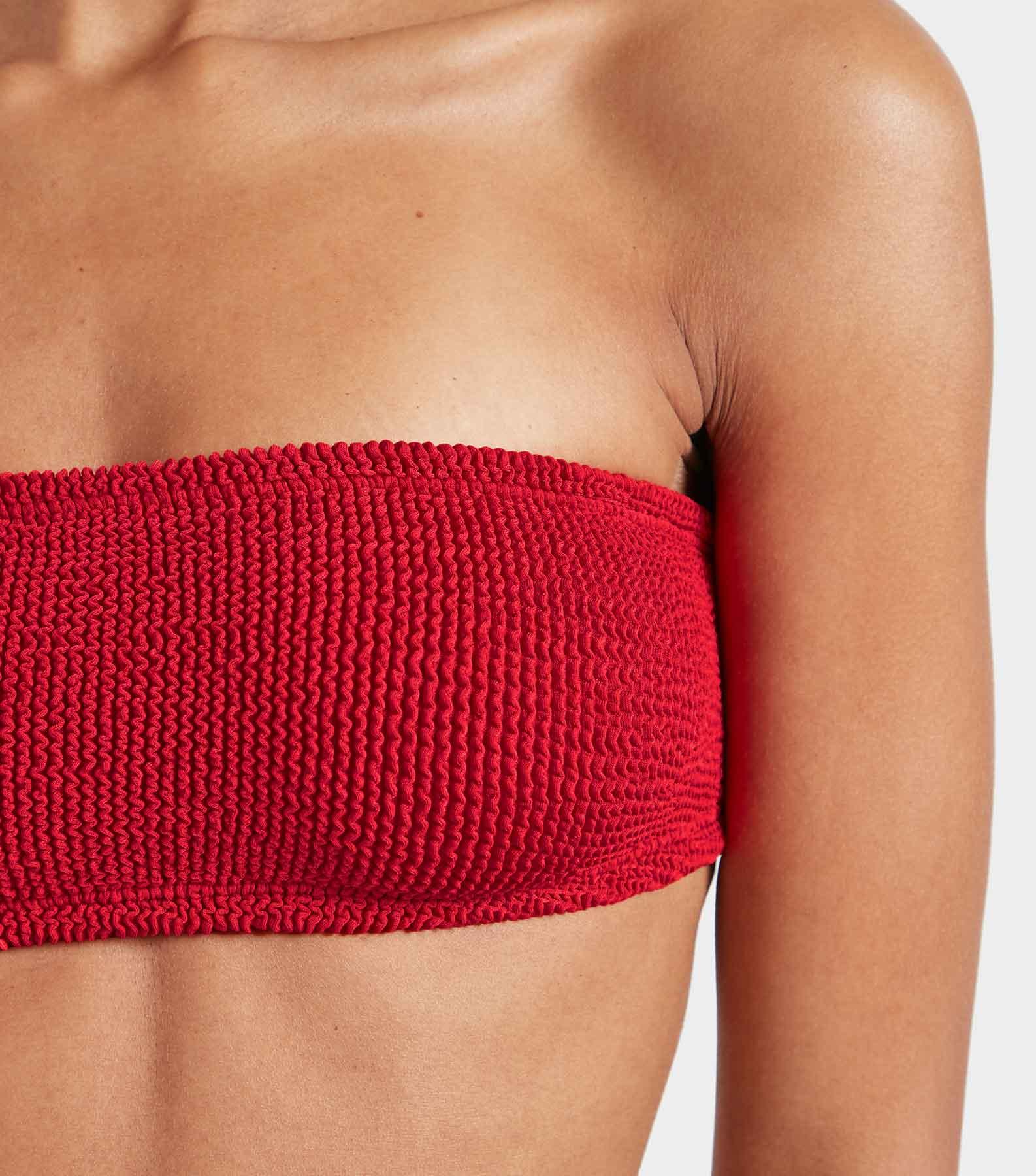 Bandeau Bikini Top - Red Product Image