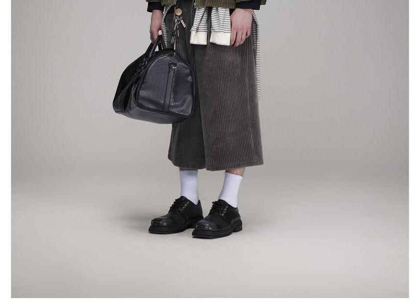 Plain Stand-Collar Loose Jacket Product Image