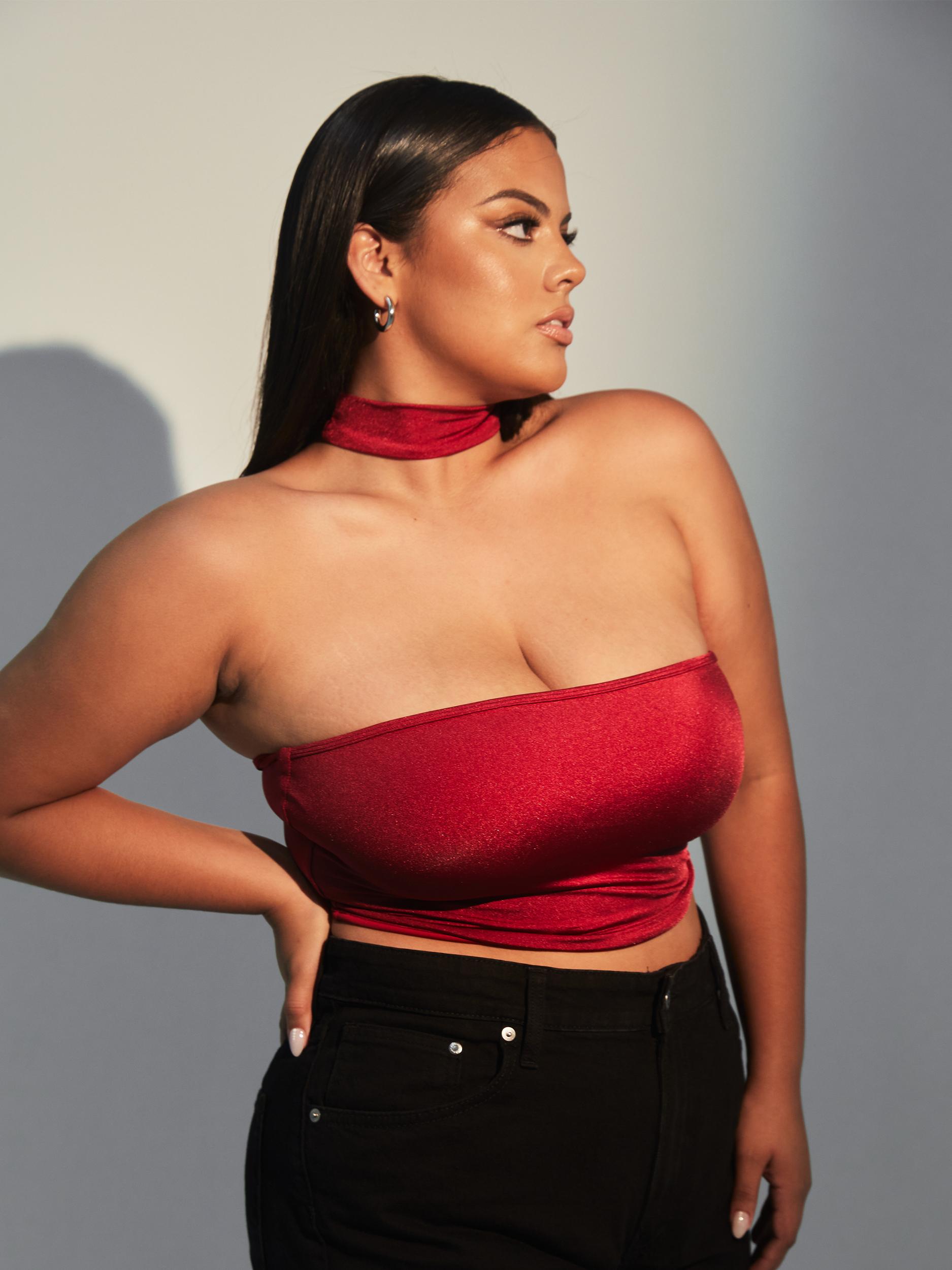 Lux Mock Neck Tube Top Brami Product Image