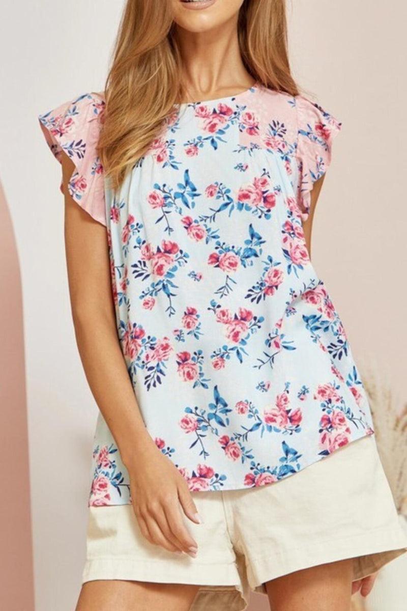 Flutter Sleeve Top Product Image