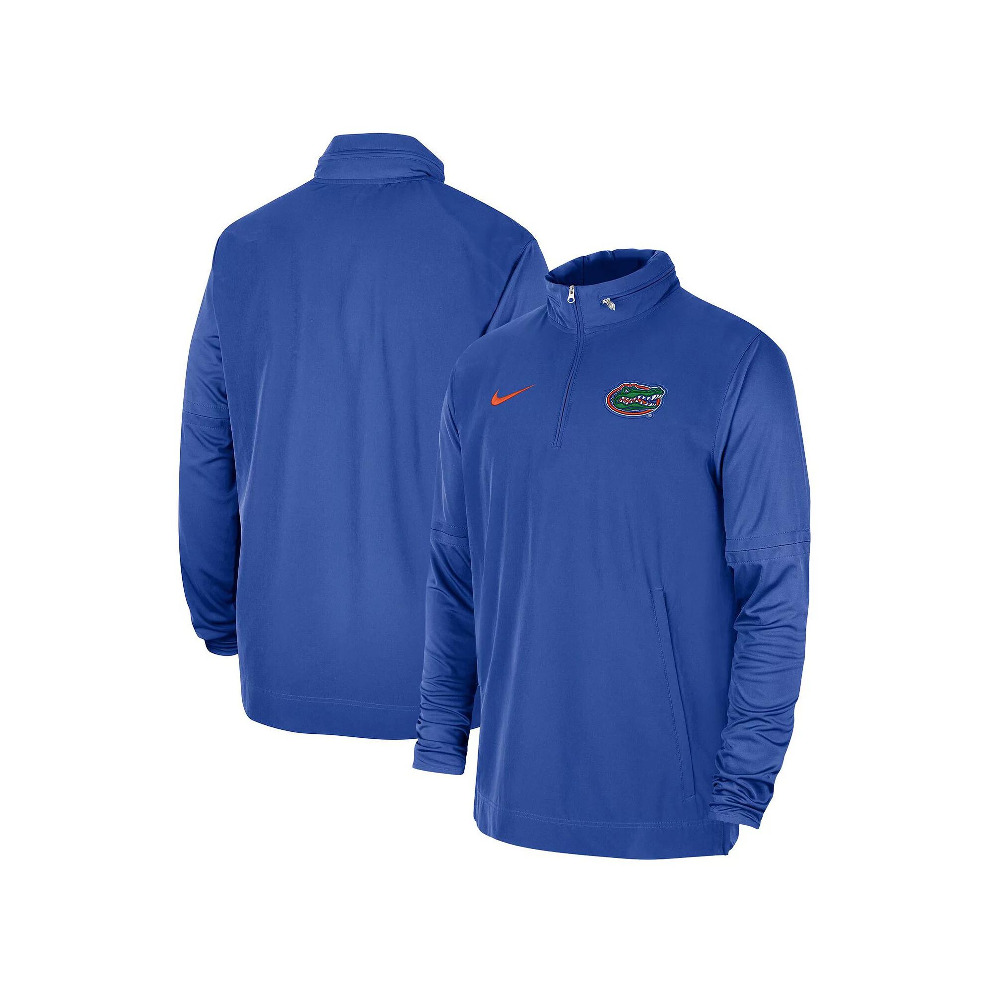 Men's Nike Royal Florida Gators 2023 Coach Half-Zip Hooded Jacket,  Product Image
