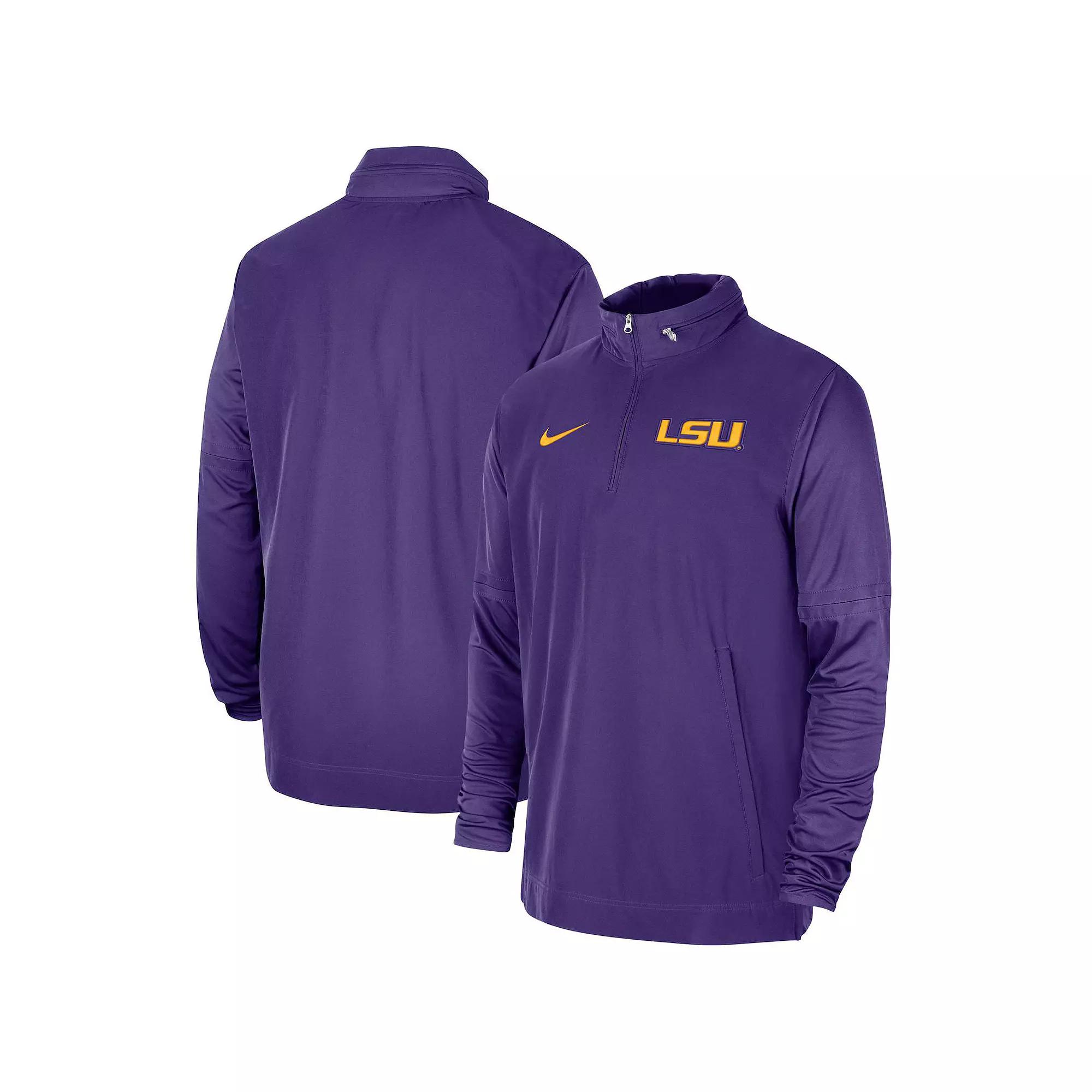 Men's Nike Royal Florida Gators 2023 Coach Half-Zip Hooded Jacket,  Product Image