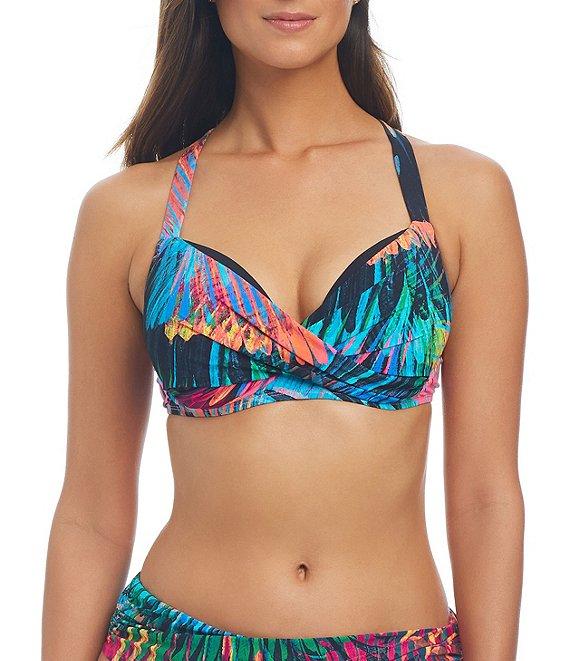 Bleu Rod Beattie Wild Thing Sweetheart Neck Underwire Bra Size Swim Top Product Image