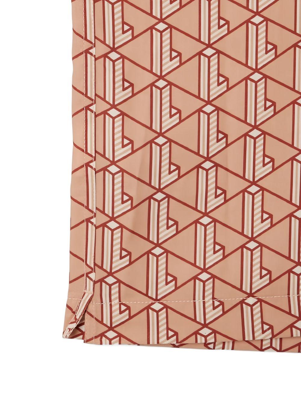 monogram-pattern shirt Product Image