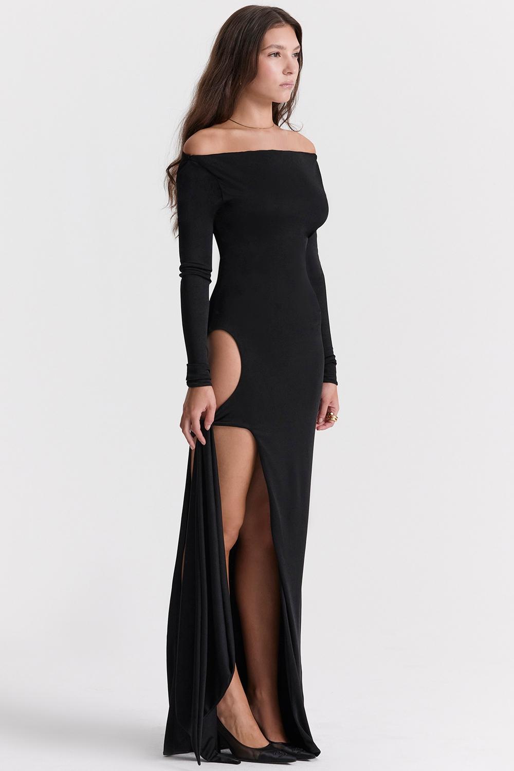 Marella  black cutout maxi dress Product Image