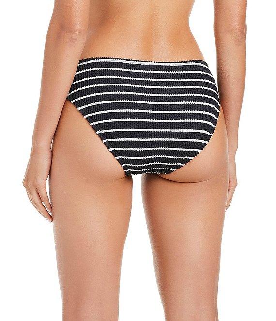 Bleu Rod Beattie Pucker Up Texture Stripe Hipster Swim Bottom Product Image