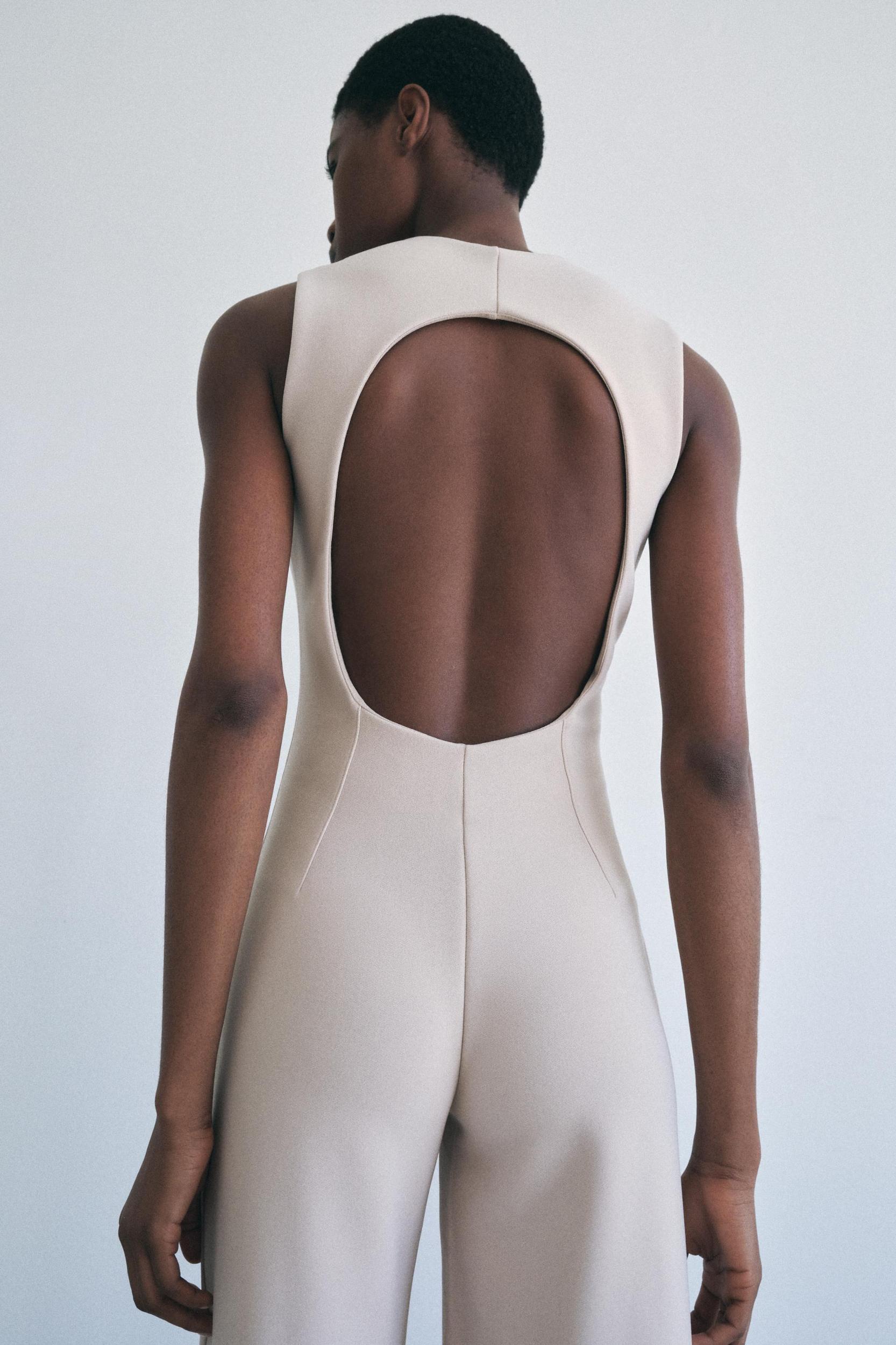 LONG CREPE JUMPSUIT Product Image