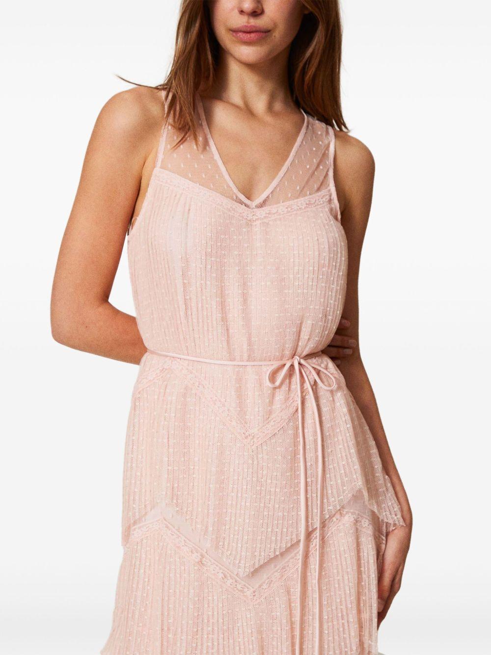 pleated tulle dress Product Image